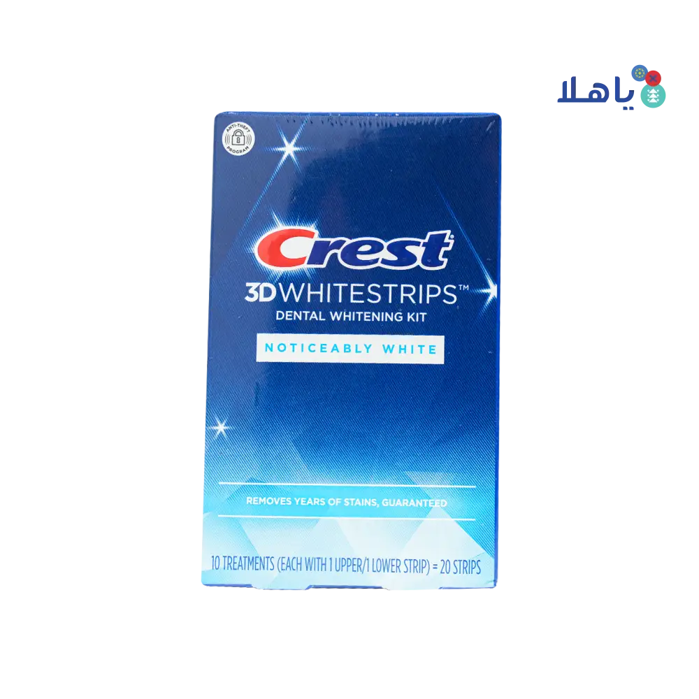 Crest 3D White Strips Noticeably White 20pcs