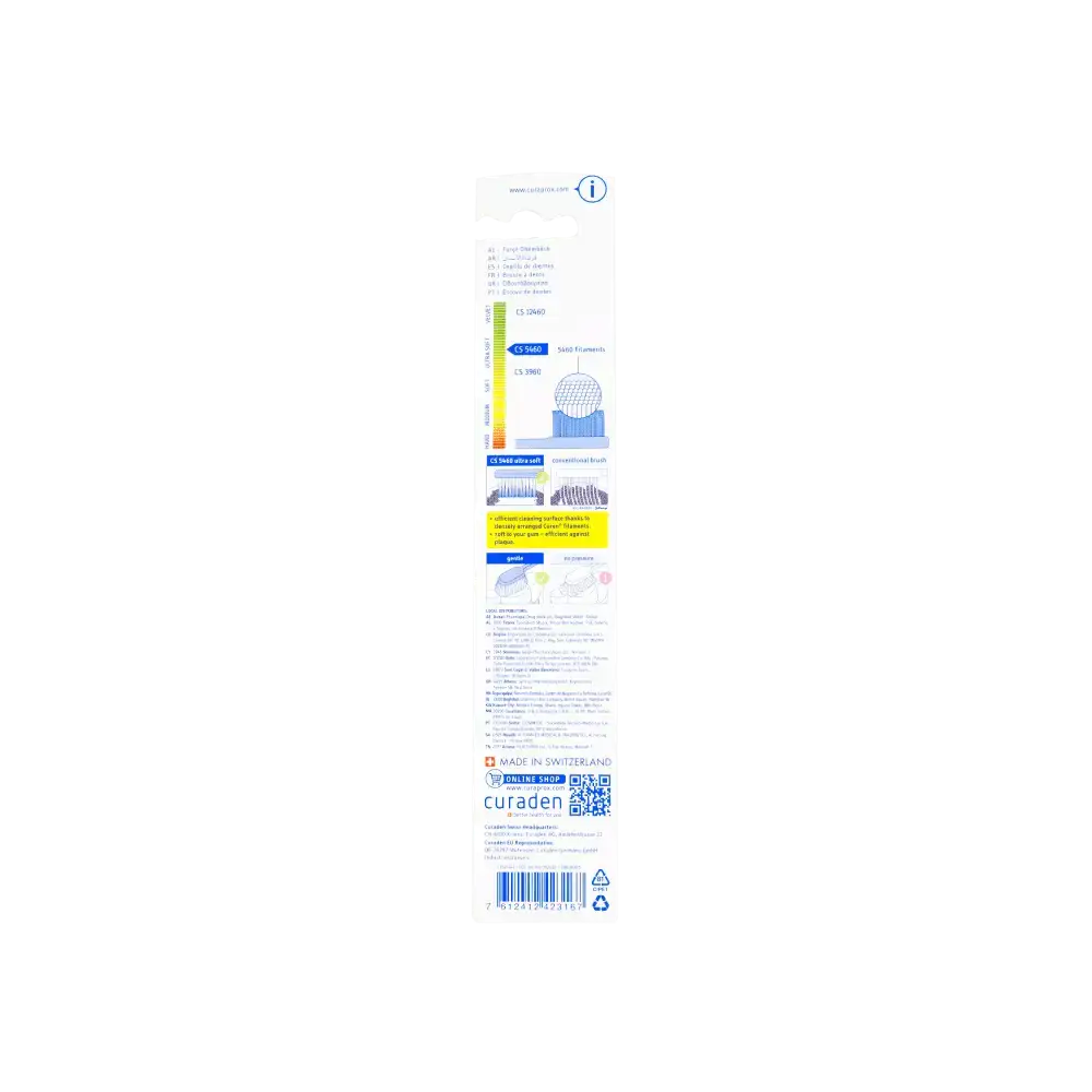 CURADEN - Curaprox Adult Ultra Soft Toothbrush - CS5460 - Pharmazone - 