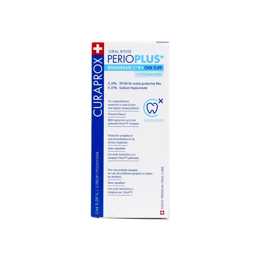 Curaprox Perioplus Regenerate CHX 0.09 Mouthwash 200ml