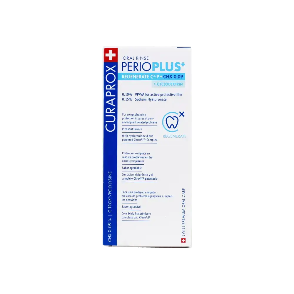 Curaprox - Curaprox Perioplus Regenerate CHX 0.09 Mouthwash 200ml - Pharmazone - 