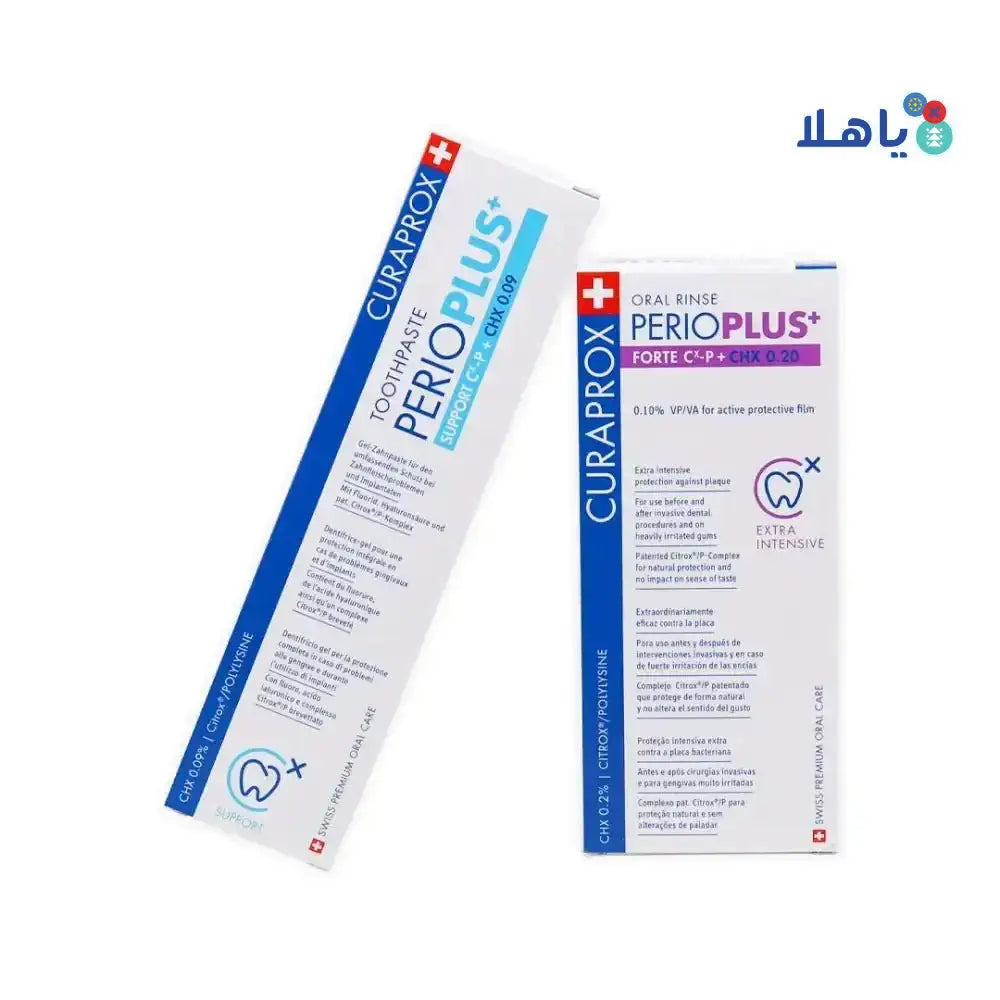 Curaprox - Curaprox Perioplus Toohtpaste + Mouthwash Set - Pharmazone - 