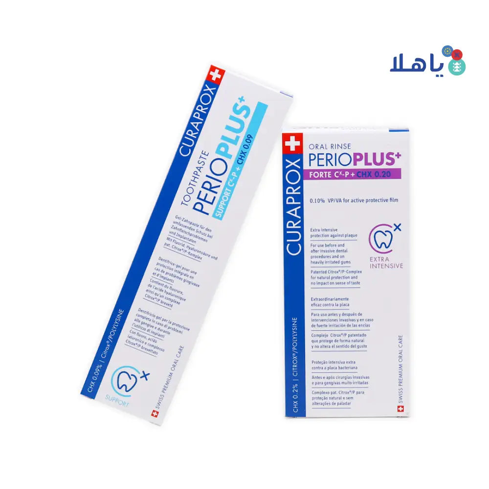 Curaprox Perioplus Toohtpaste  + Mouthwash Set