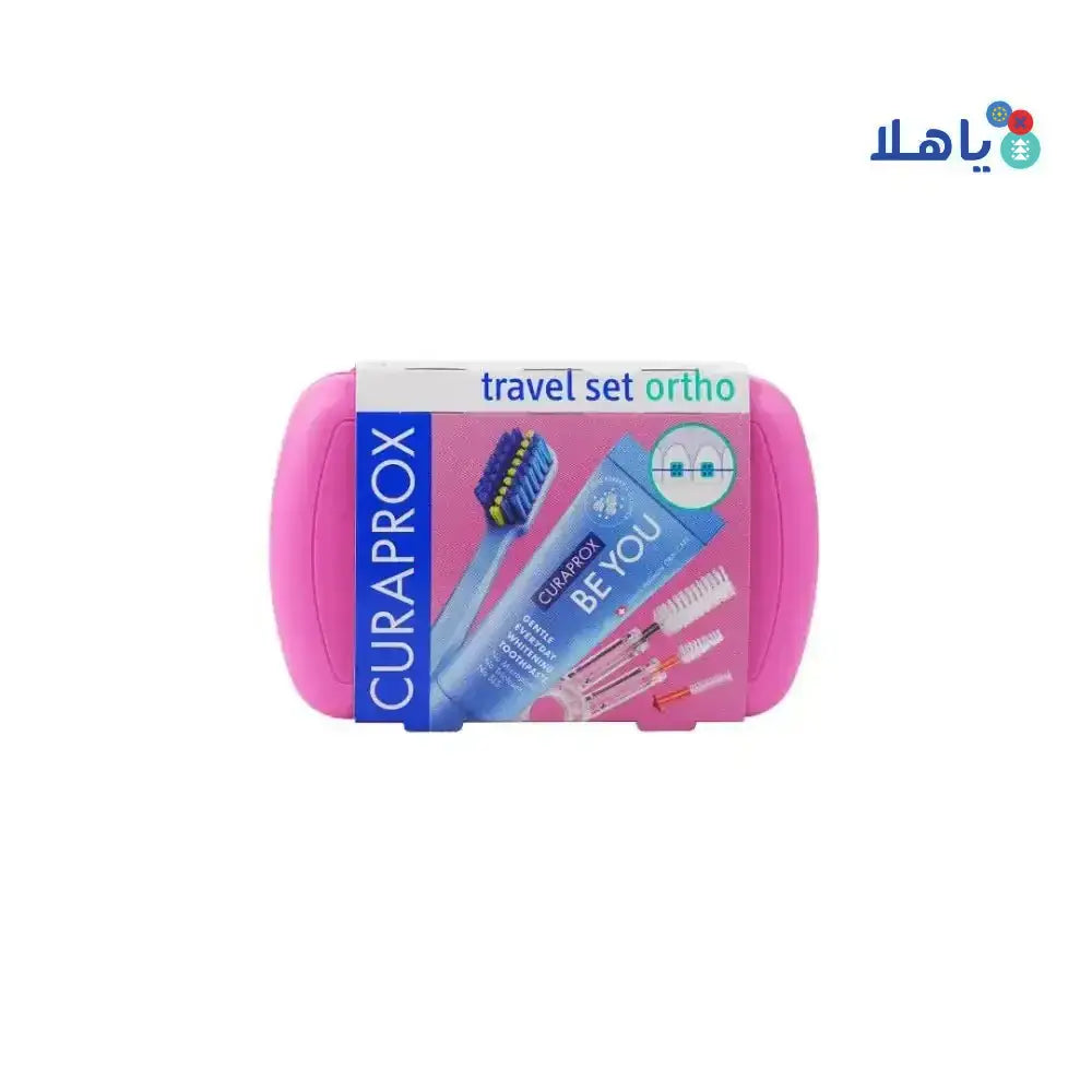 CURADEN - Curaprox Travel Set Ortho - Pink - Pharmazone - 