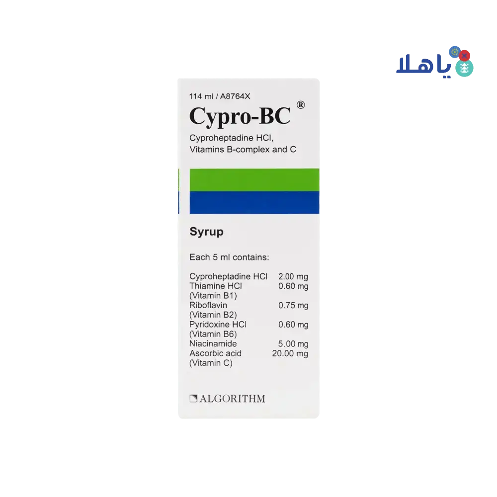 ALGORITHM - Cypro - Bc Syrup 114 Cc - Pharmazone - 