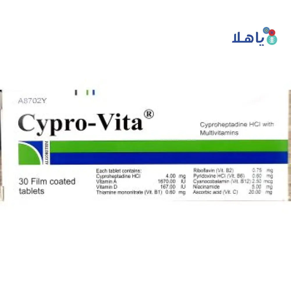 CYPRO-VITA 30 TAB