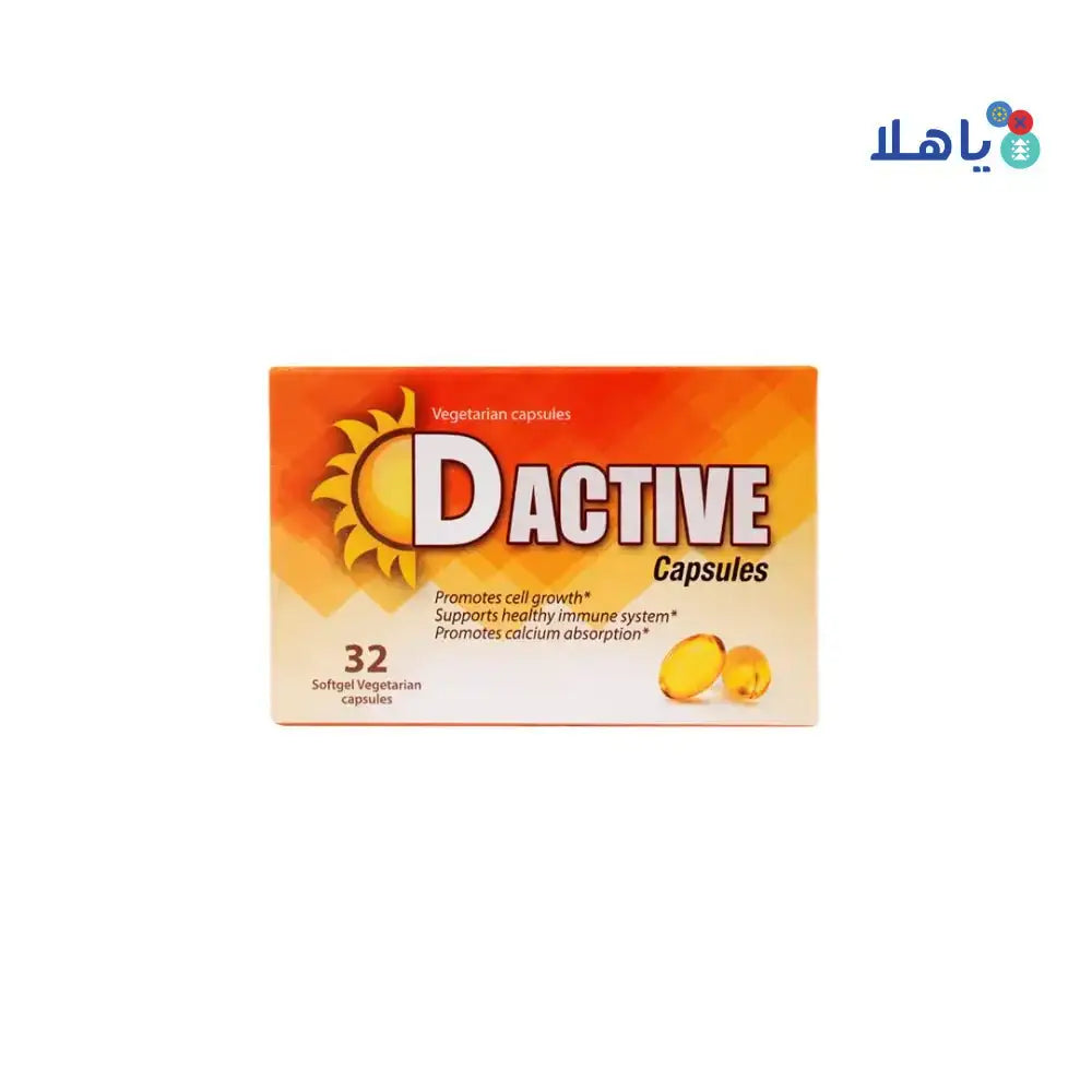 US - NUTRI - D - Active 32 Softgel Capsules - Pharmazone - 