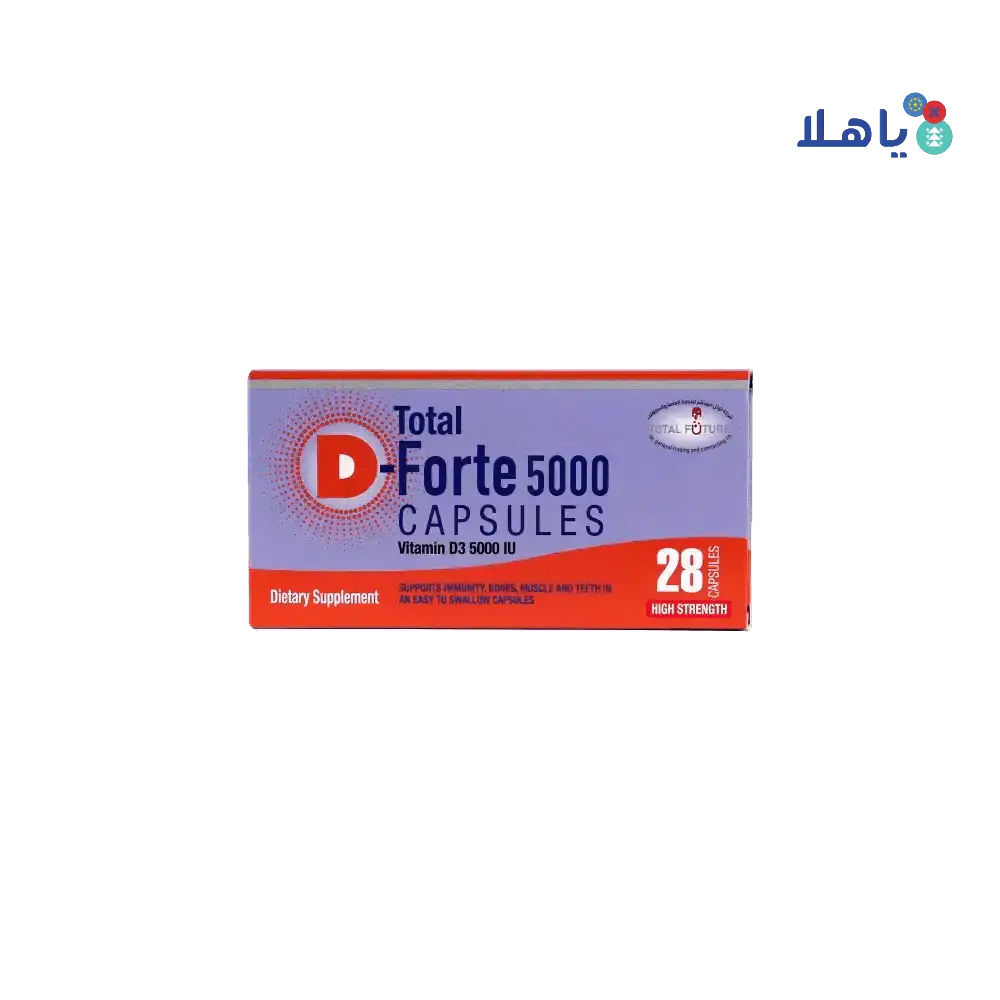 Tegor Laboratories - D - Forte Vitamin D3 5000IU 28 Capsules - Pharmazone - 