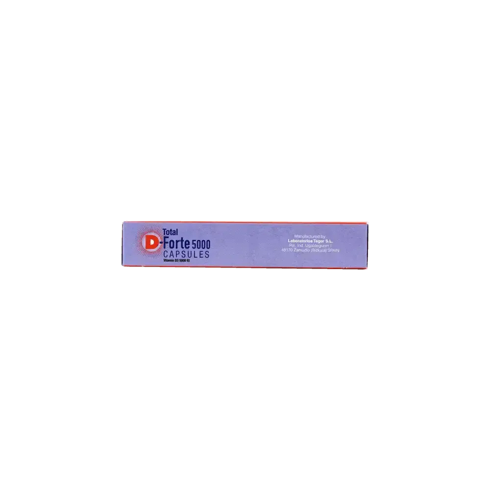 Tegor Laboratories - D - Forte Vitamin D3 5000IU 28 Capsules - Pharmazone - 