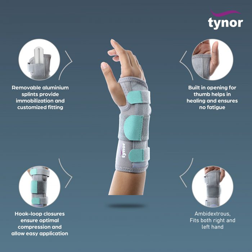 Tynor Wrist Splint Ambidextrous-E43 M