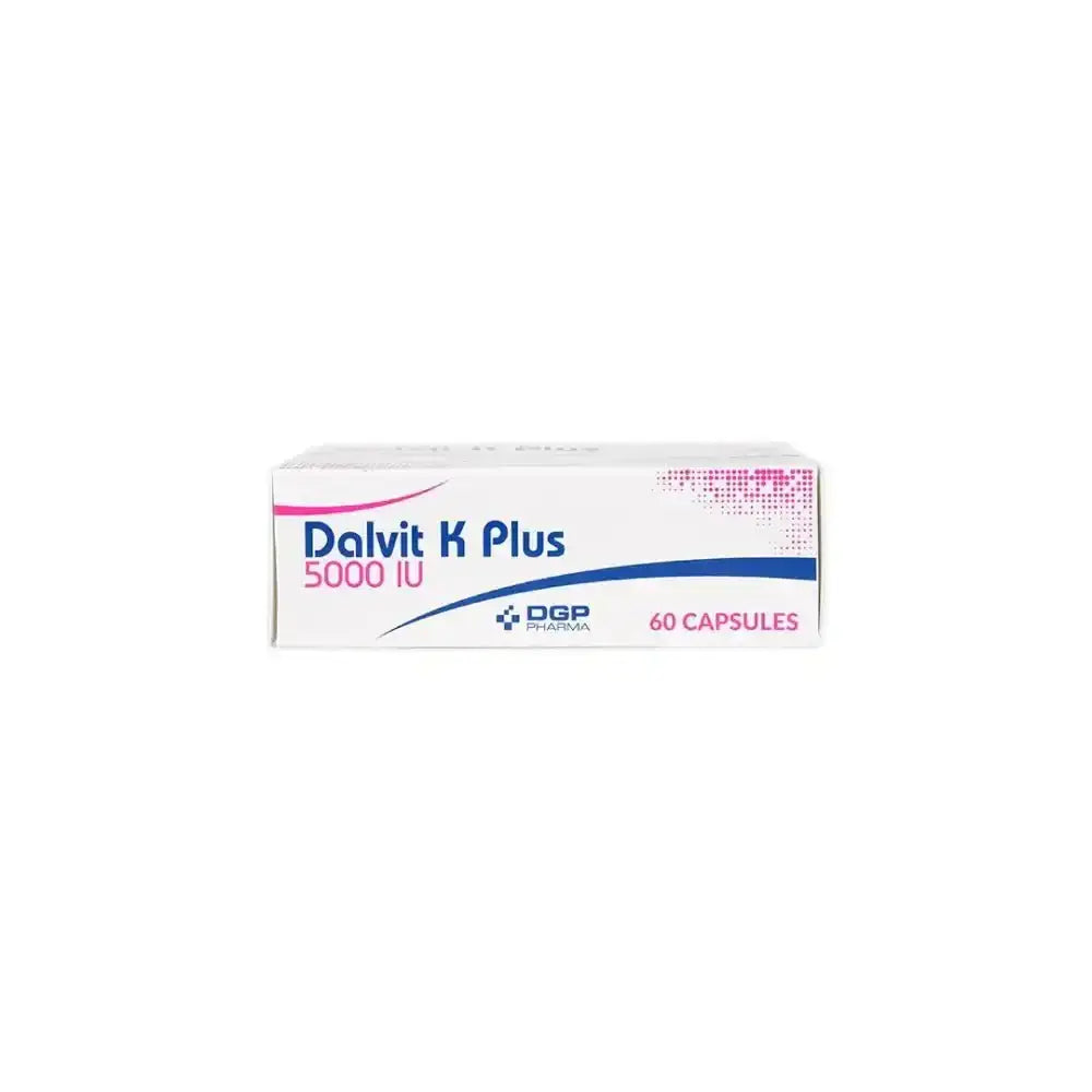 DGP Pharma - DALVIT K PLUS 5000 IU 60 CAPSULES - Pharmazone - 