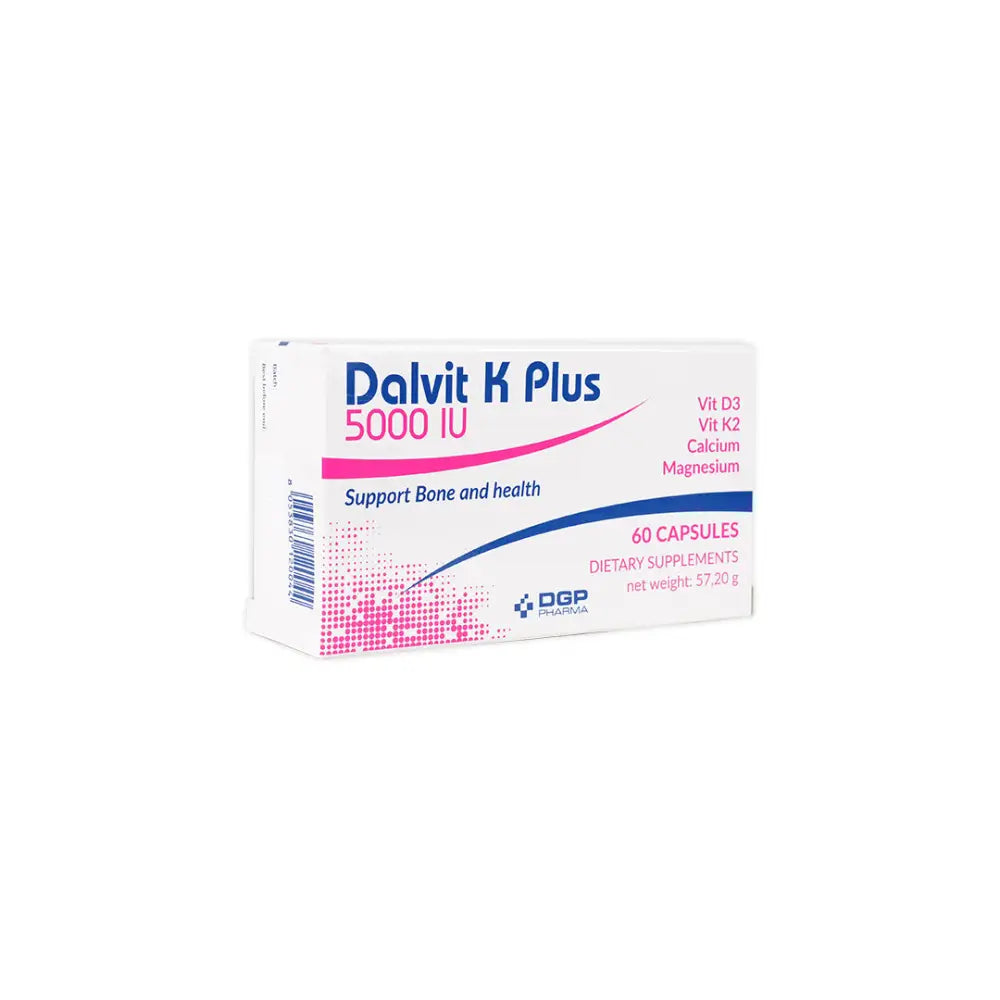 DALVIT K PLUS 5000 IU 60 CAPSULES