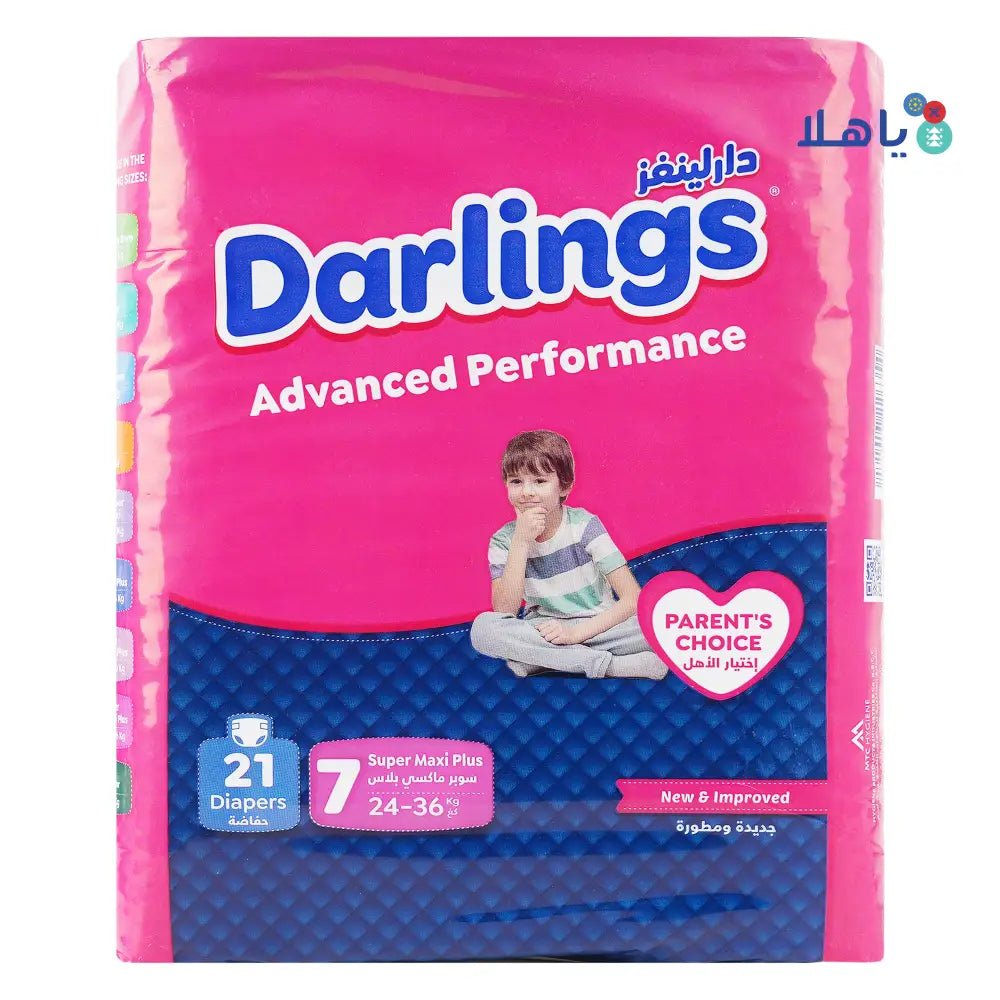 Darlings - Darlings No.7 Baby Diaper 21pcs (24 - 36kg) - Pharmazone - 