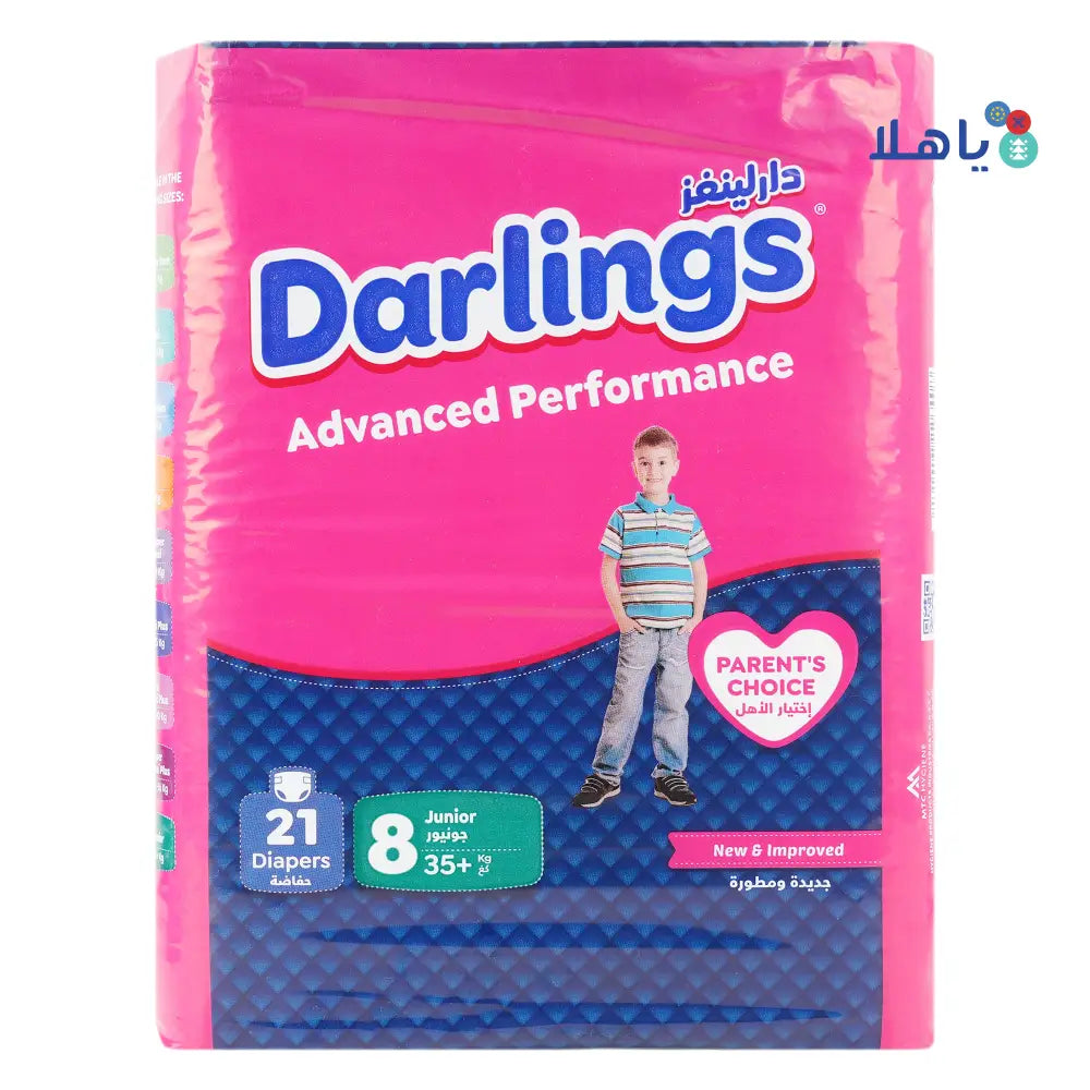 Darlings No.8 Baby Diaper 21pcs (35+kg)