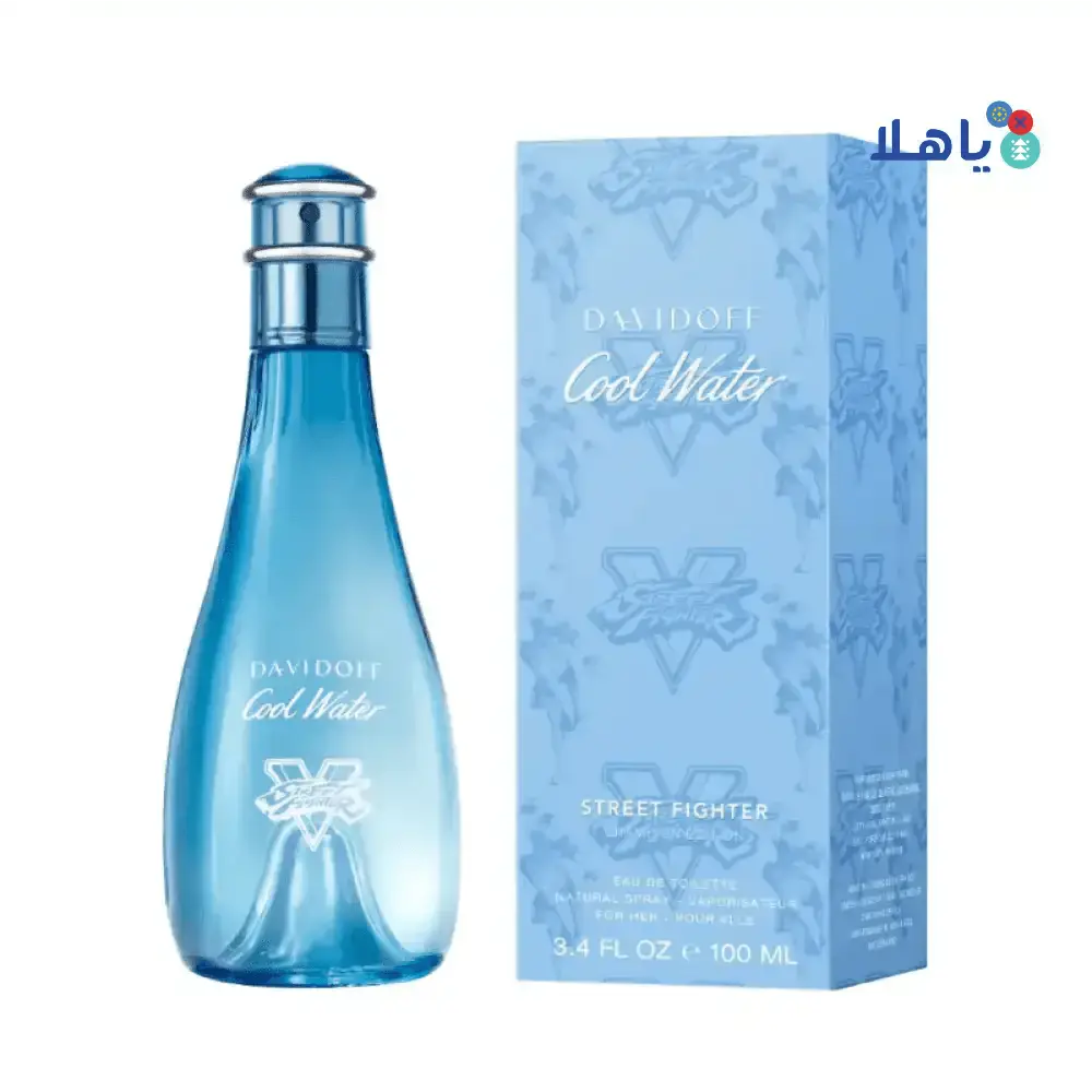 DAVIDOFF - Davidoff Cool Water (Street Fighter)For Women EDT 100ML 1834 - Pharmazone - 