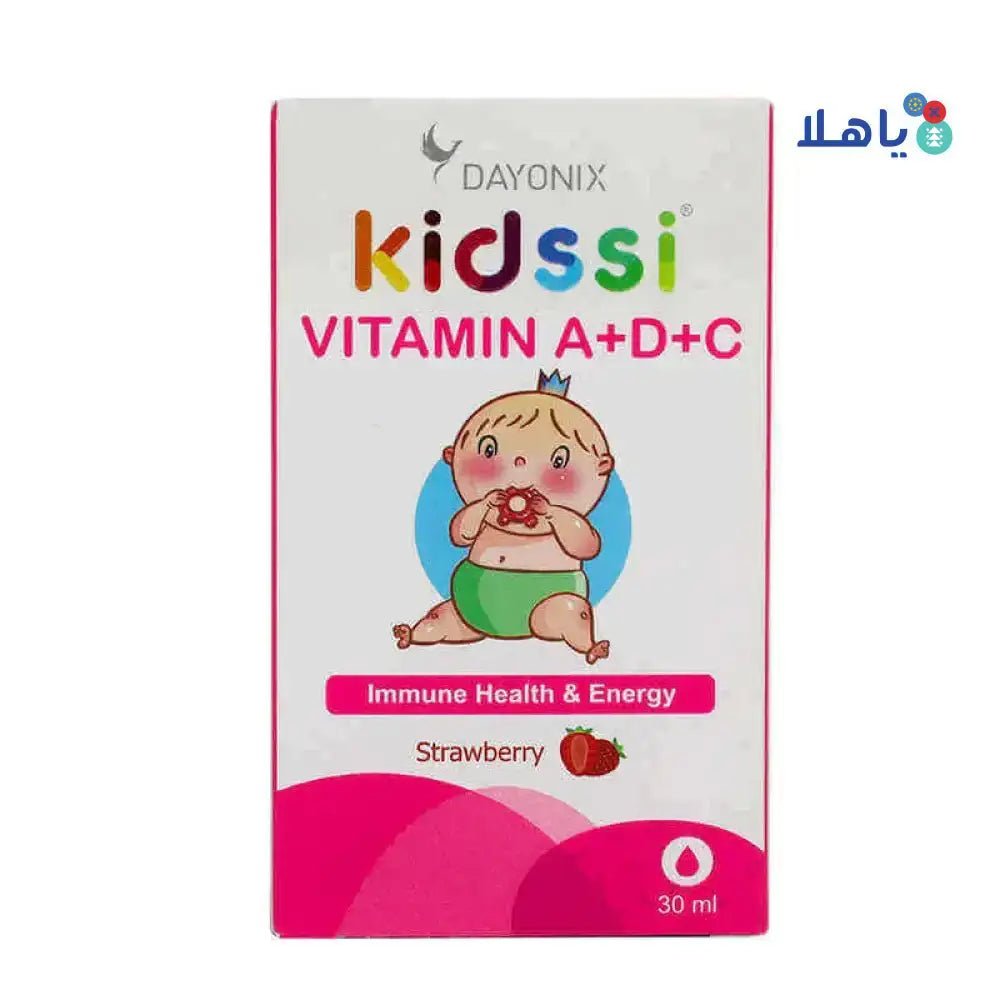 DAYONIX - Dayonix Kidssi Vitamin A+D+C Strawberry 30ML - Pharmazone - 