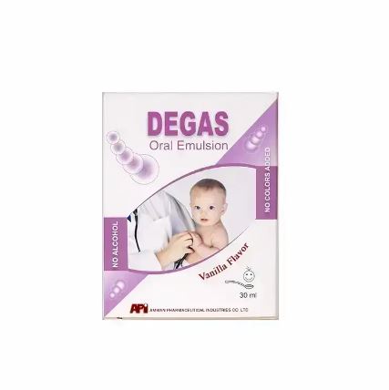 DeGas Oral Emulsion 30ml - Vanilla Flavor