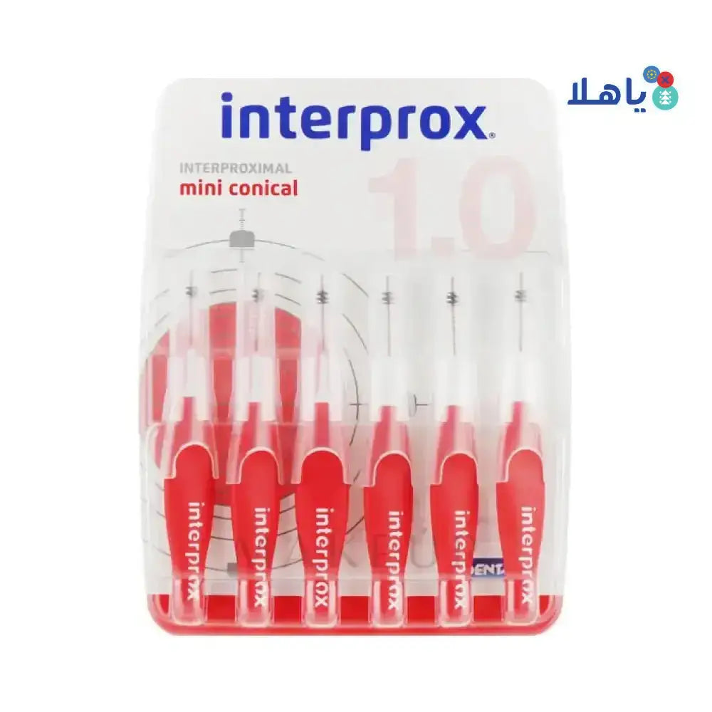 Dentaid - Dentaid Interprox Brush Red 1.0m Mini Conical - Pharmazone - 