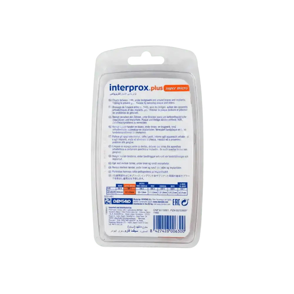 Dentaid - Dentaid Interprox Plus Orange 0.7m Super Micro - Pharmazone - 