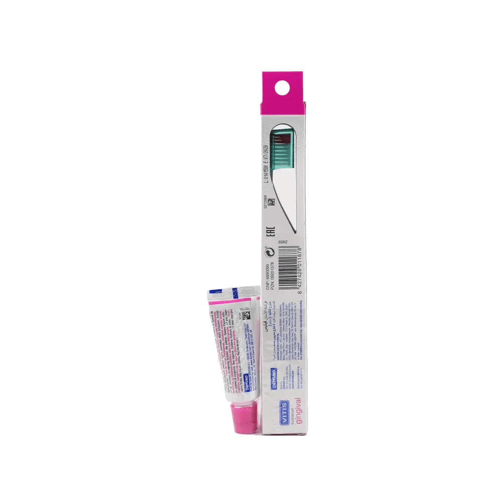 Dentaid - Vitis Gingival Toothbrush + Toothpaste 15Ml - Pharmazone - 