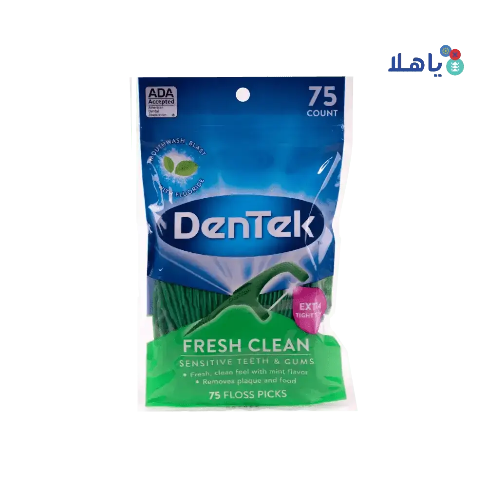 DENTEK - Dentek Fresh Clean Interdental Floss Pick 75pcs - Pharmazone - 