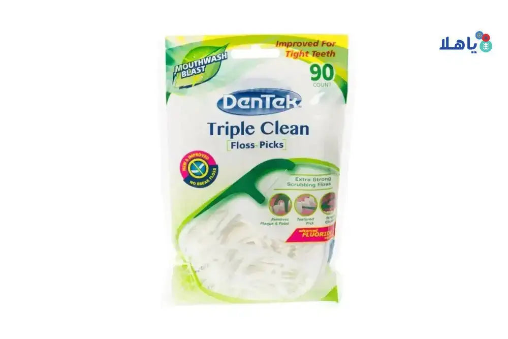 DENTEK - Dentek Triple Clean Interdental Floss 90pcs - Pharmazone - 