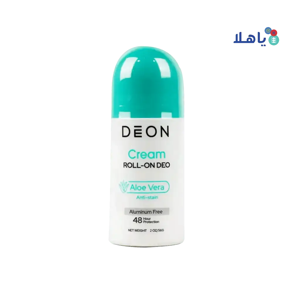 Deon - Deon Cream Roll - On Deo 48H 56g - Aloe Vera - Pharmazone - 