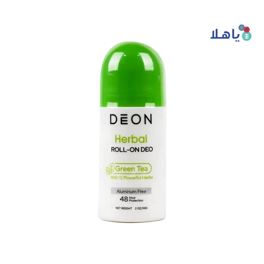 Deon Herbal Roll-On Deo 48H 56g-Green Tea