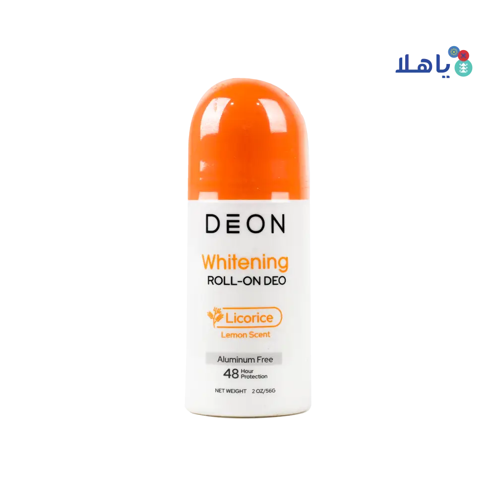 Deon Whitening Roll-On Deo 48H 56g-Licorice