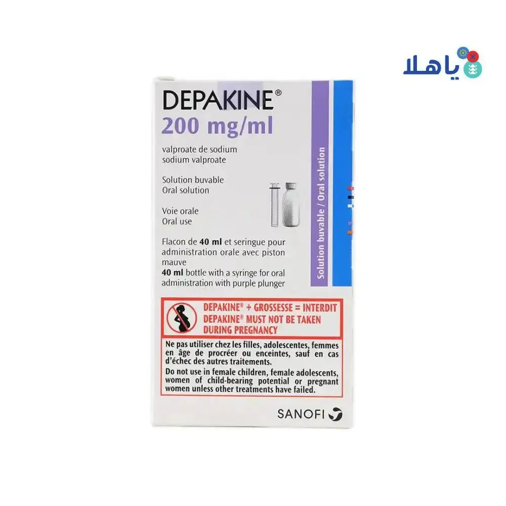 SANOFI Pharma - Depakine 200 Mg Oral Susp 40 Ml - Pharmazone - 