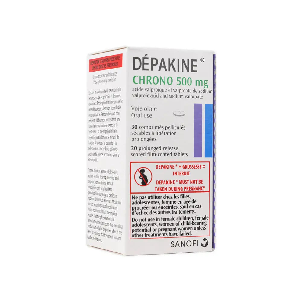 DEPAKINE CHRONO 500MG SR 30TAB