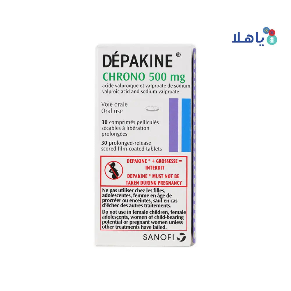 DEPAKINE CHRONO 500MG SR 30TAB