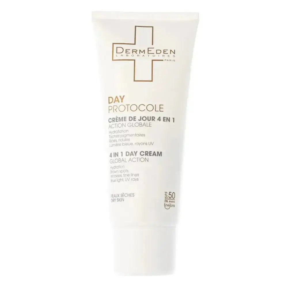 DERM EDEN - Derm Eden Day Protocole 4 In 1 Day Cream 50Ml - Dry Skin - Pharmazone - 