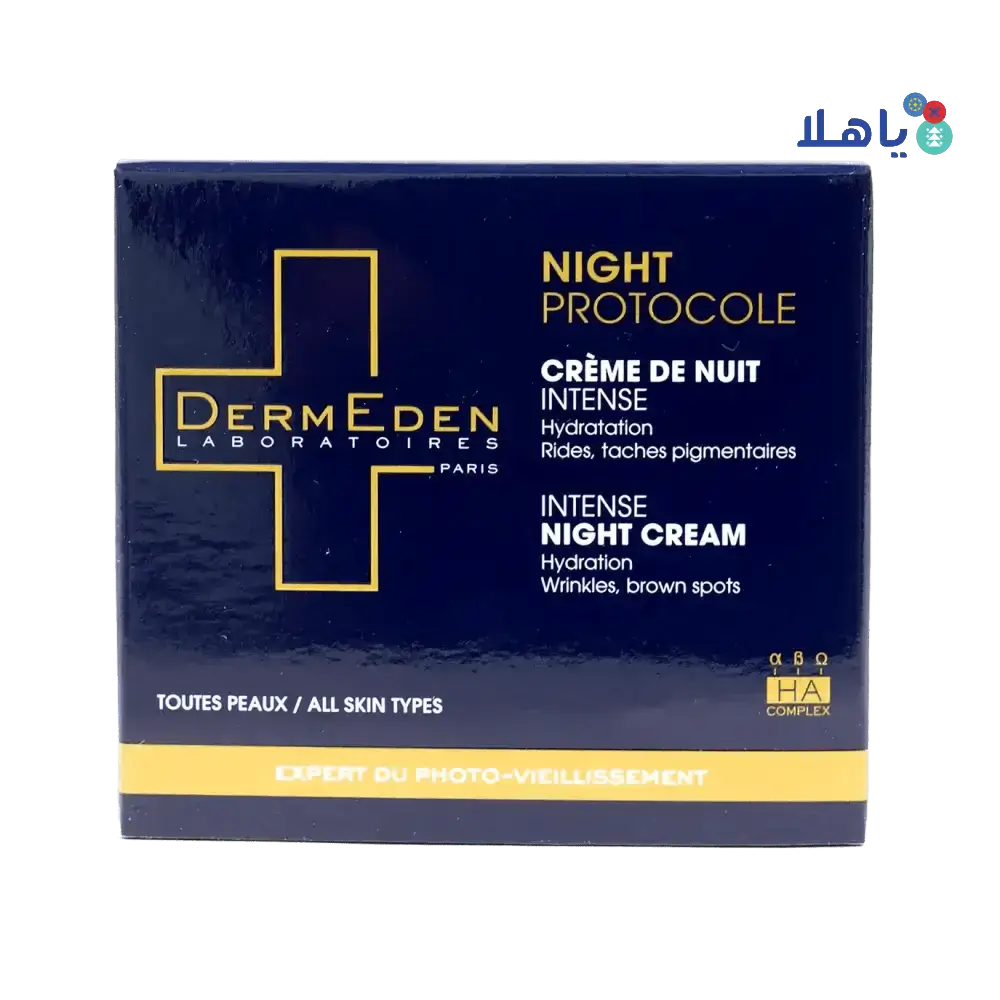 DERM EDEN - Derm Eden Night Protocole Intense Night Cream 50Ml - Pharmazone - 