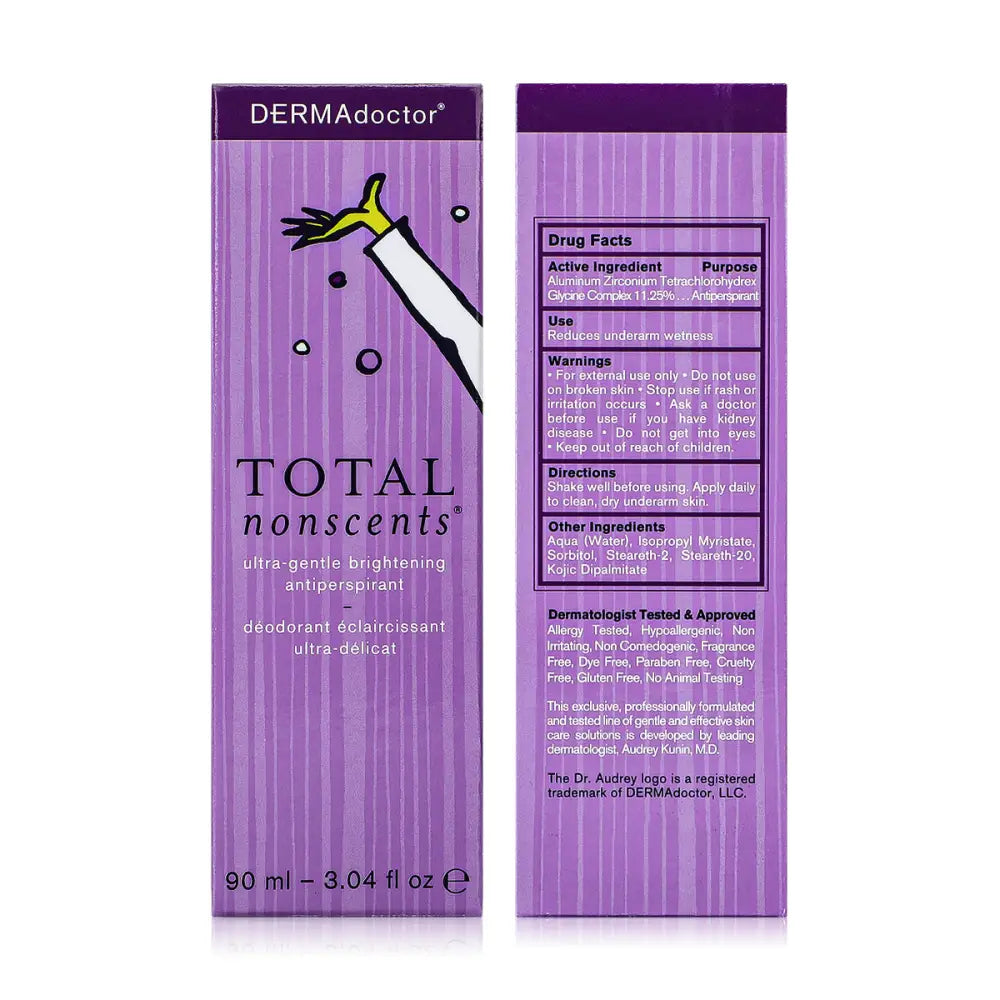 DERMA DOCTOR TOTAL BRIGHTENING DEODORANT 90ML