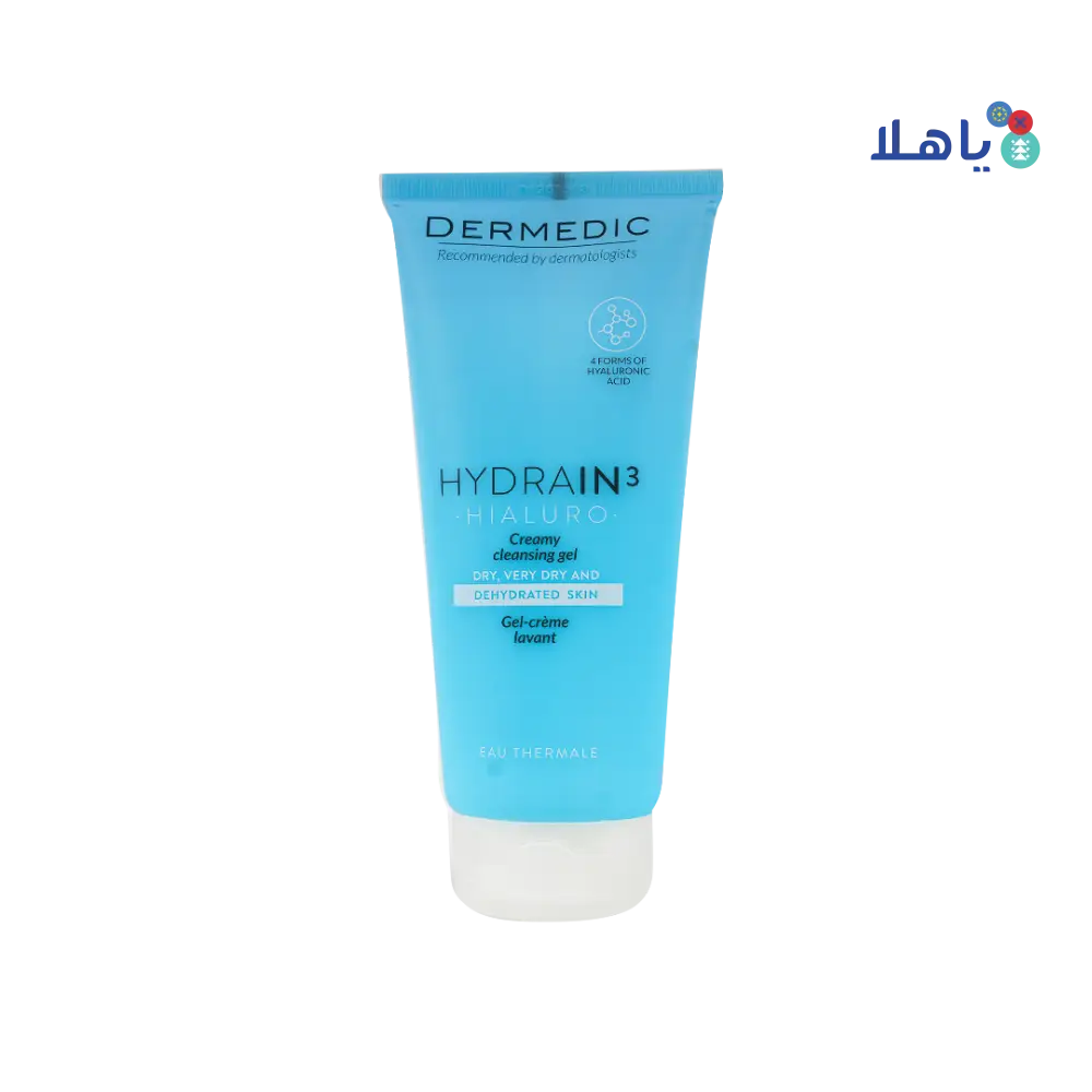 DERMEDIC HYDRAIN3 CREAMY CLEANSING GEL 200ML