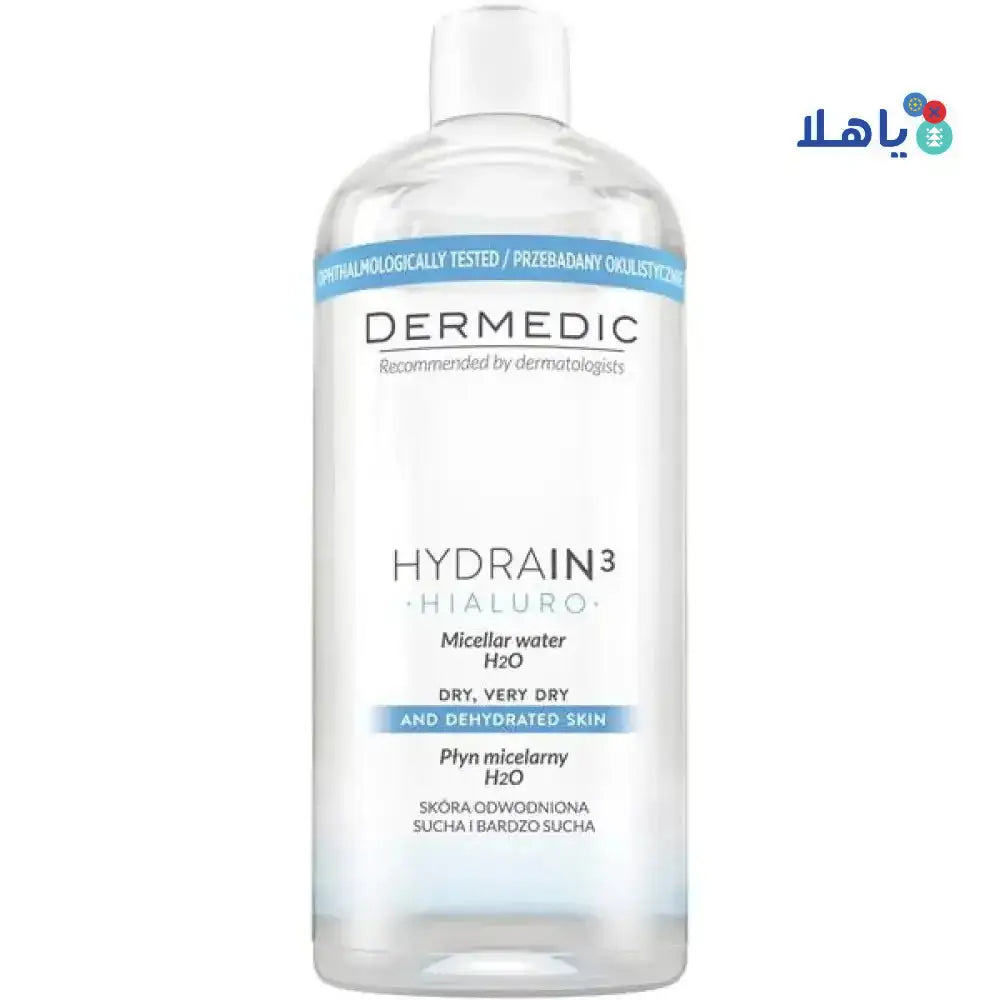 DERMEDIC - Dermedic Hydrain3 Micellar H2O Water 500Ml - Pharmazone - 