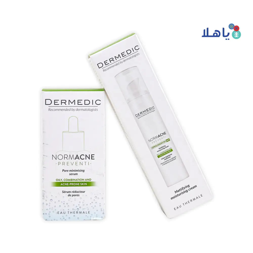 Dermedic Normacne Serum + Moisturizing Cream Set