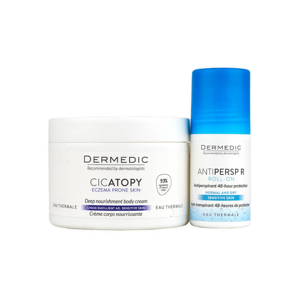 Dermedic Roll On + Body Cream Set