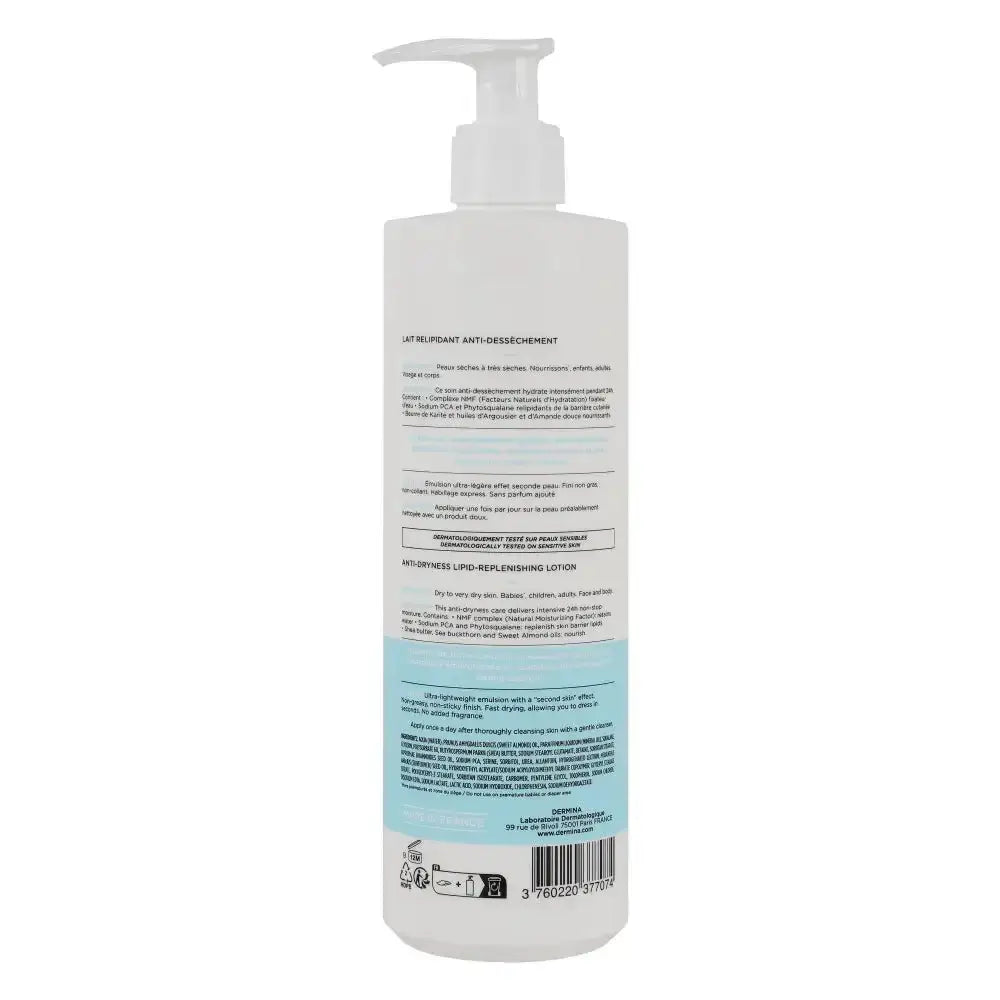 DERMINA - Dermina Atolina Anti - Dryness Lipid - Replenishing Lotion 400ml - Pharmazone - 