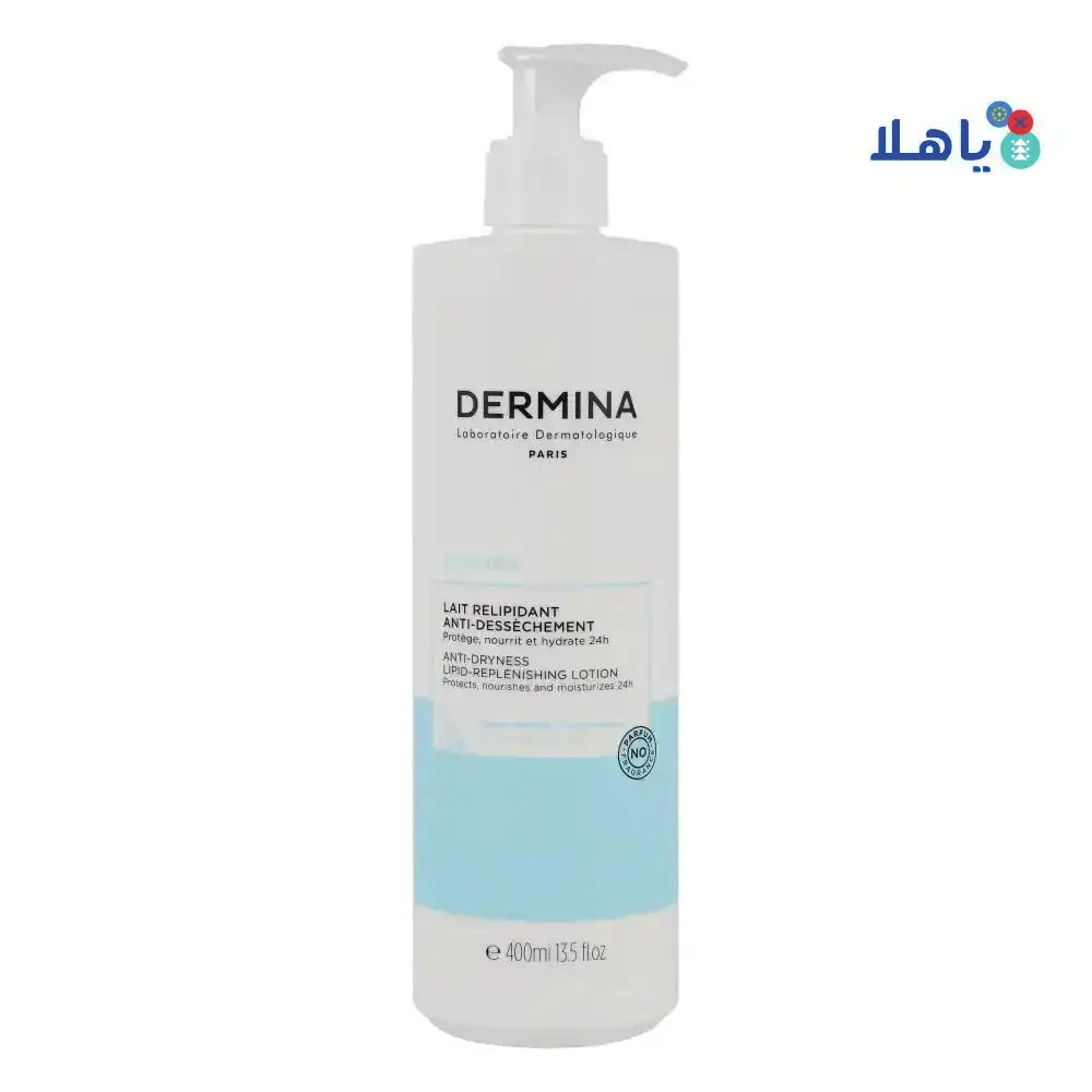 DERMINA - Dermina Atolina Anti - Dryness Lipid - Replenishing Lotion 400ml - Pharmazone - 