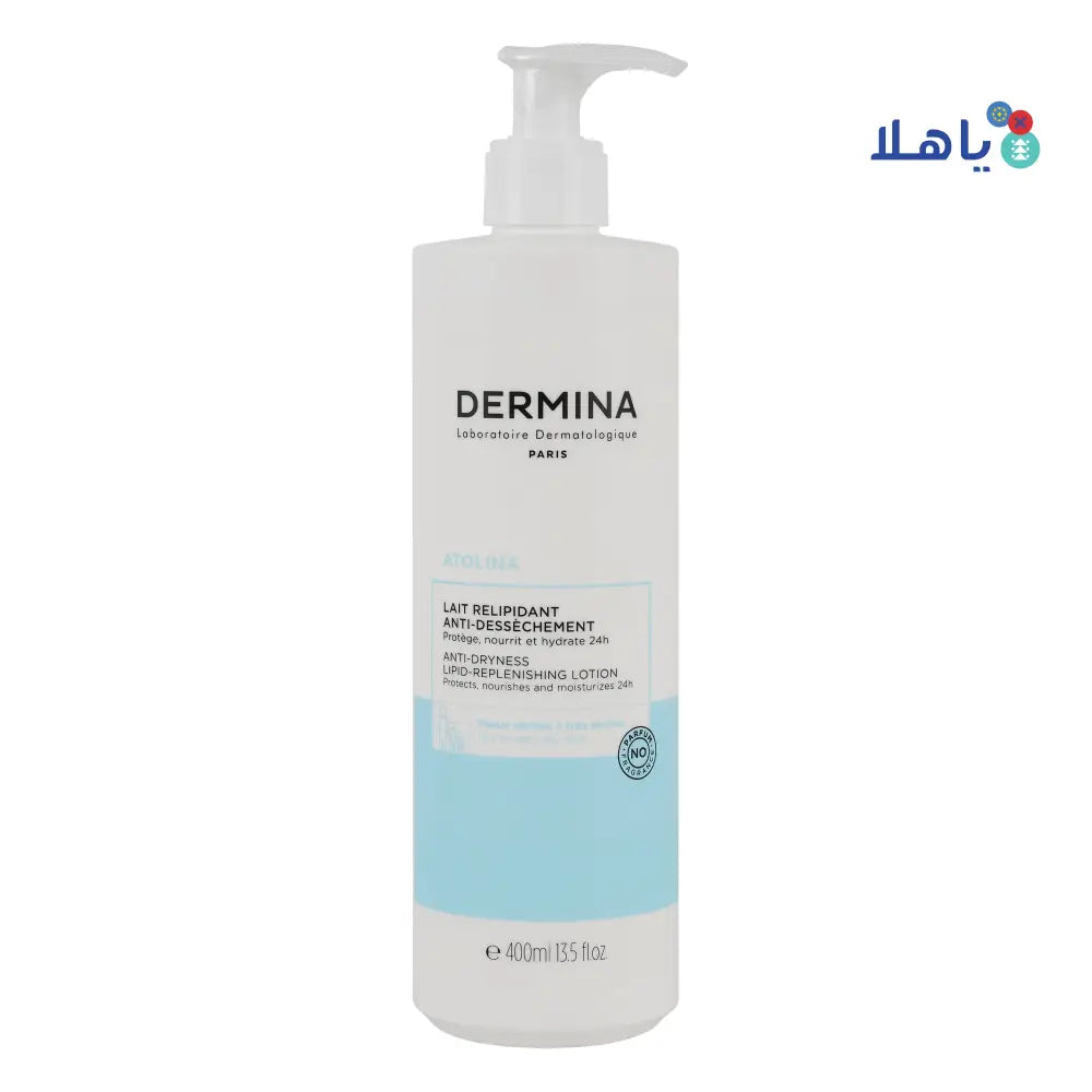 Dermina Atolina Anti-Dryness Lipid-Replenishing Lotion 400ml