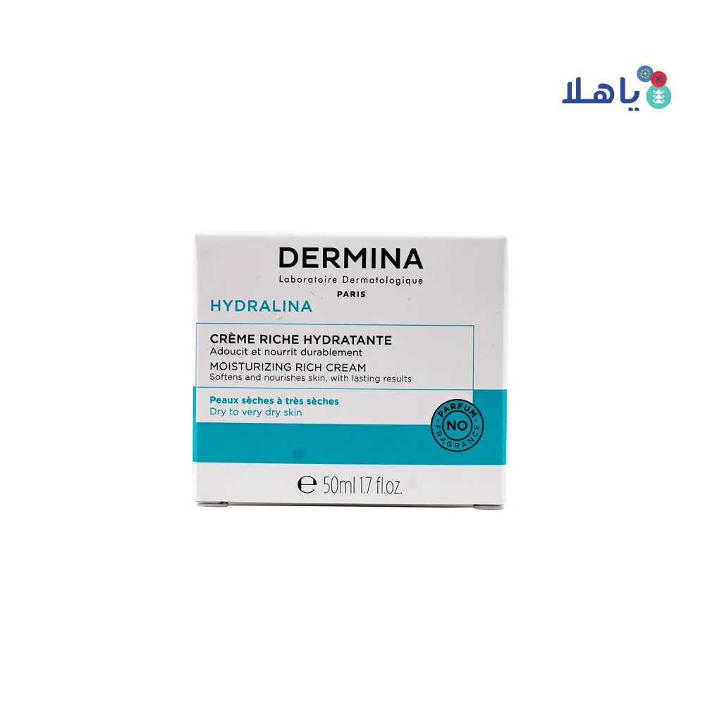 Dermina Hydralina Moisturizing Rich Cream 50ml