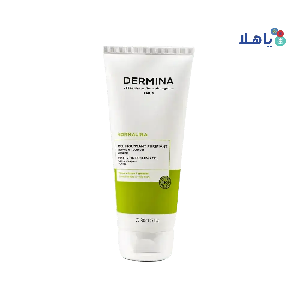 Dermina - Dermina Normalina Purifying Foaming Gel 200ml - Pharmazone - 