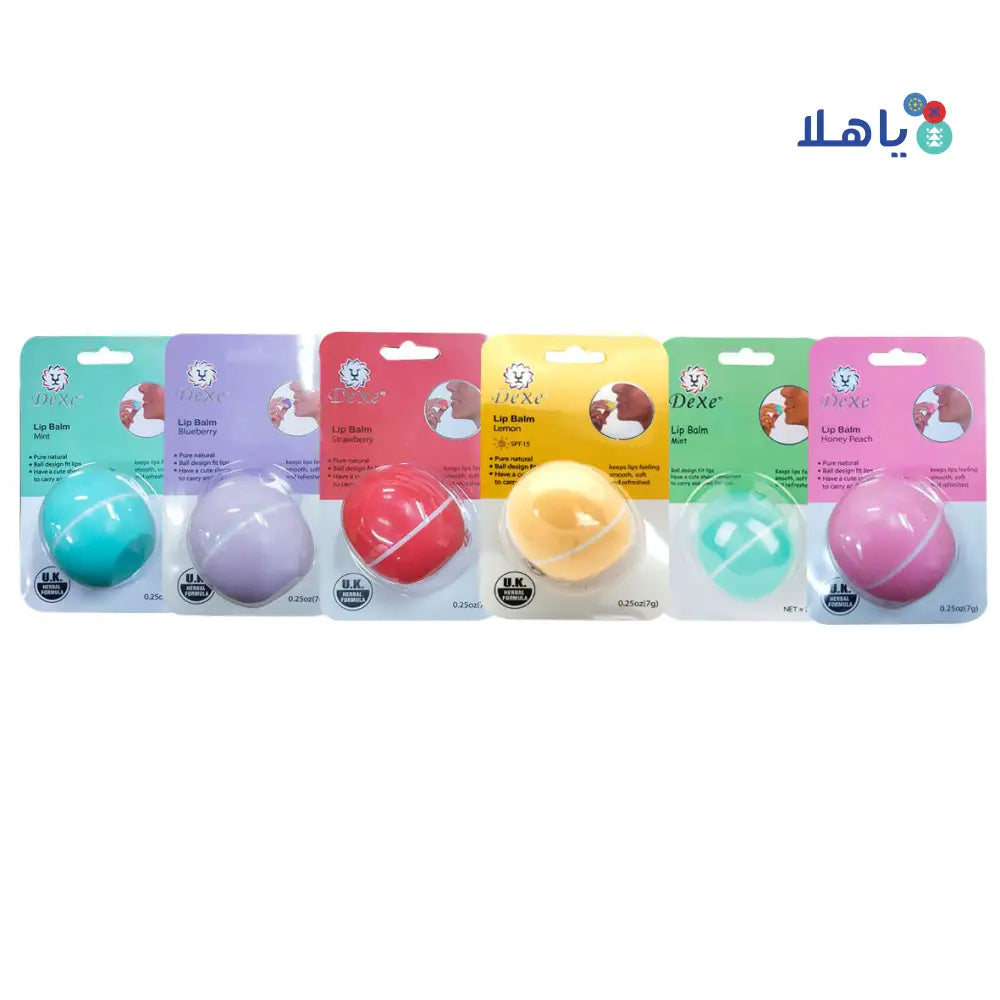 DEXE LIP BALM WITH BLISTER CARD ALL 7GM(DEXELBB)