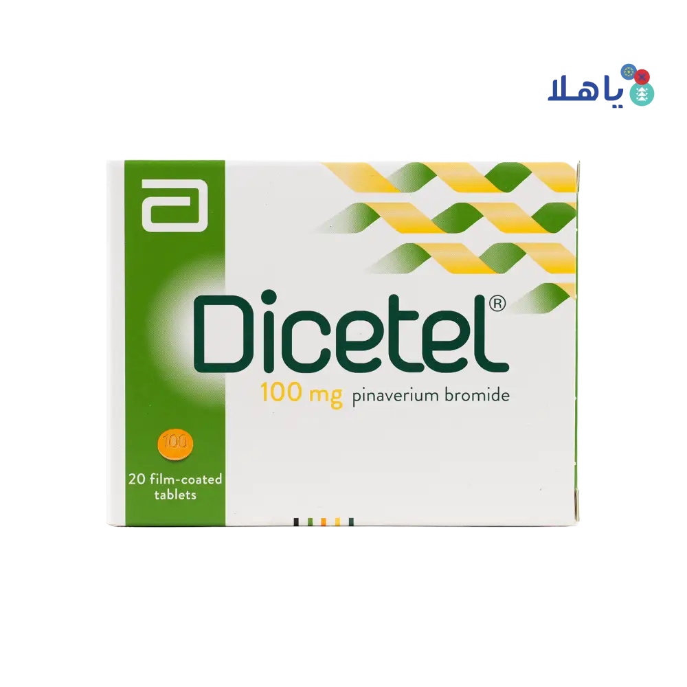 DICETEL 100MG 20 TABLETS