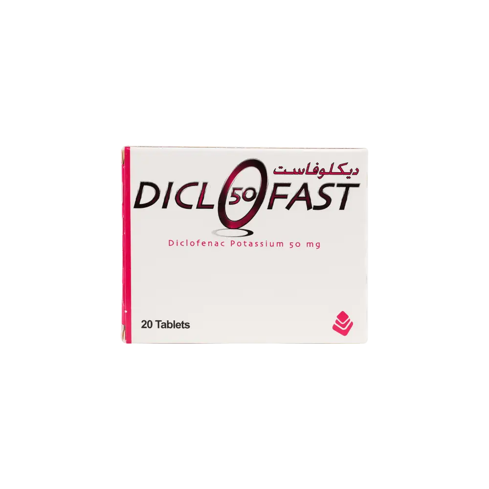 DICLOFAST 50MG 20 TAB