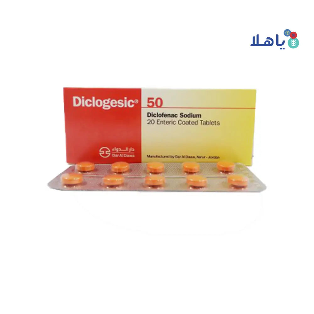 DICLOGESIC 50MG 20 TABLETS