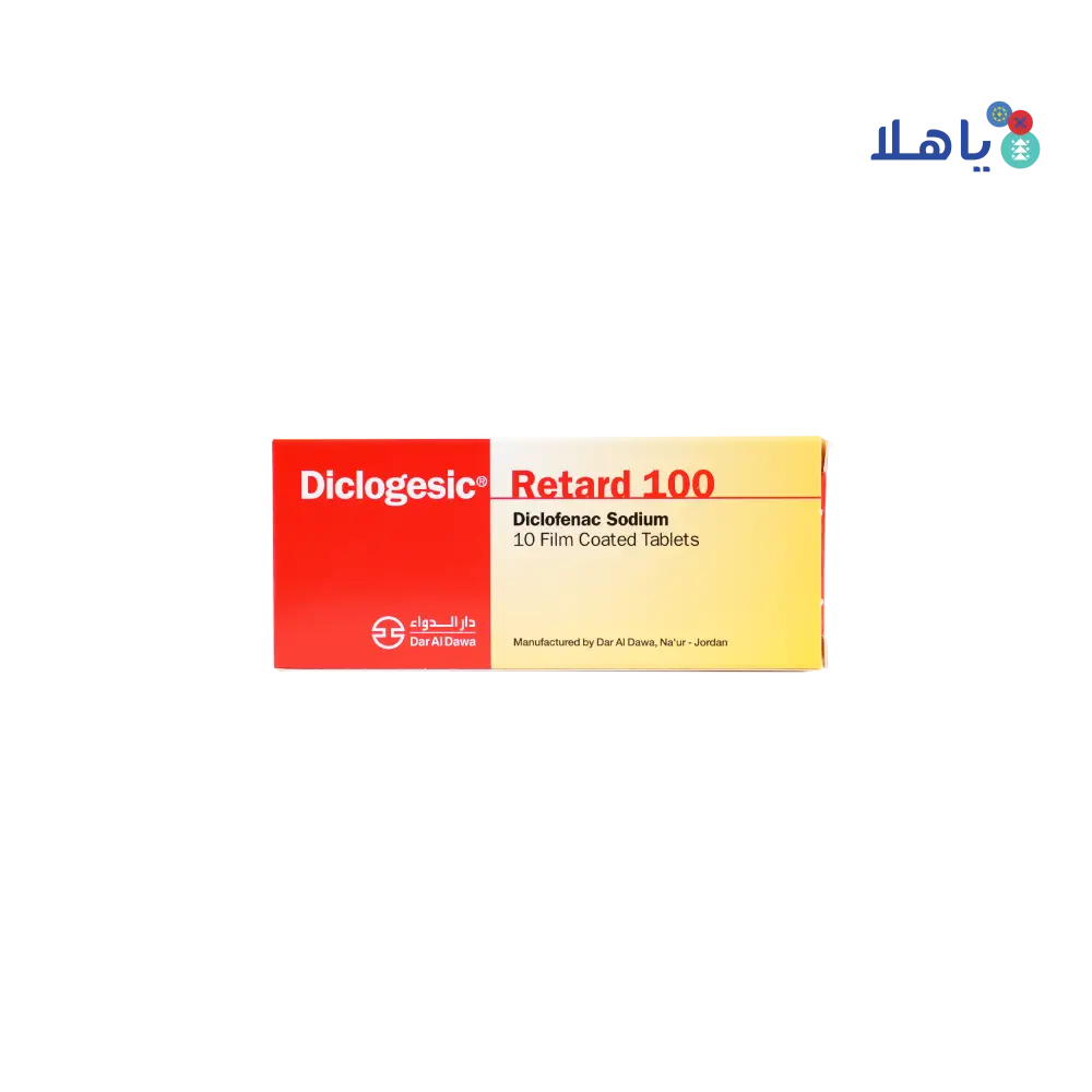 DAR AL - DAWA - Diclogesic Retard 100Mg 10 Tablets - Pharmazone - 