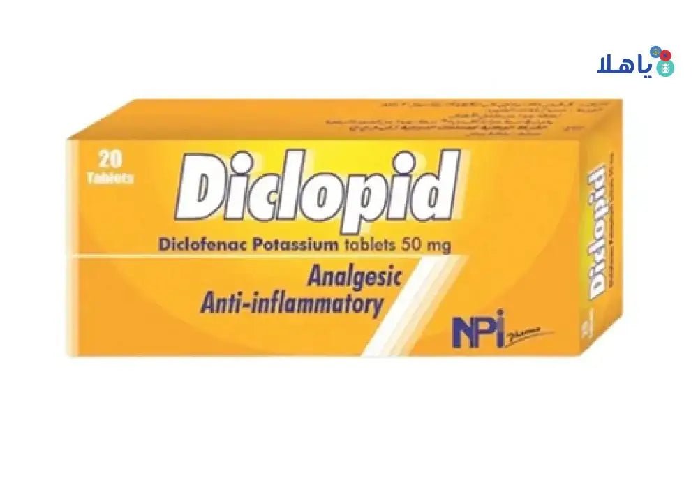 Diclopid - Diclopid Tablet 20Tab - Pharmazone - 