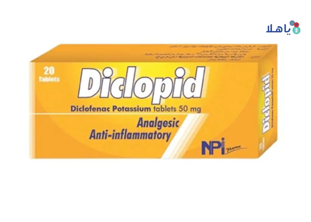 DICLOPID TABLET 20TAB